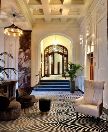 white chair near white wall